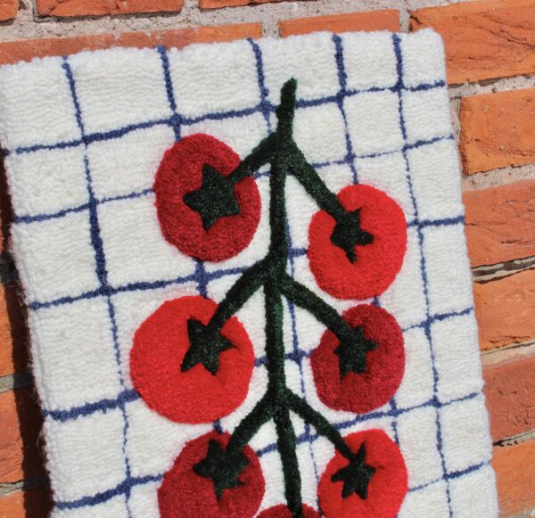 Tufted Tomato Vine Wall Art Hanging - Image 2