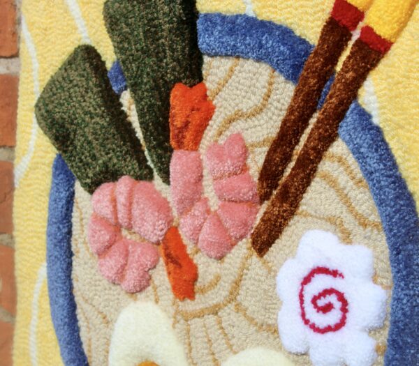 Tufted Prawn Ramen Wall Art Hanging - Image 2