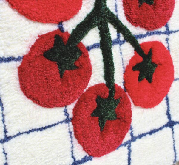 Tufted Tomato Vine Wall Art Hanging - Image 3