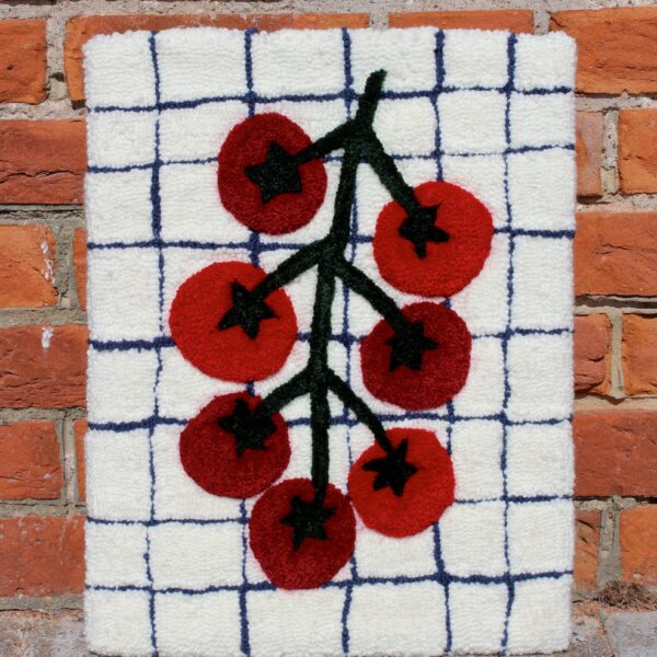 Tufted Tomato Vine Wall Art Hanging