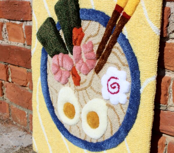 Tufted Prawn Ramen Wall Art Hanging - Image 3