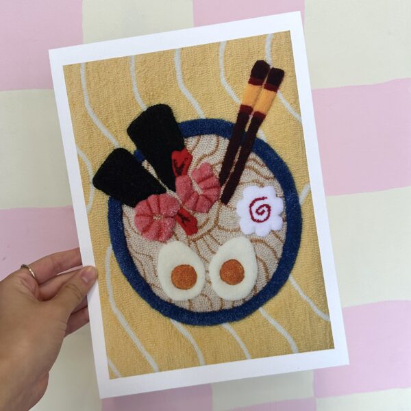 A4 Ramen Bowl Print