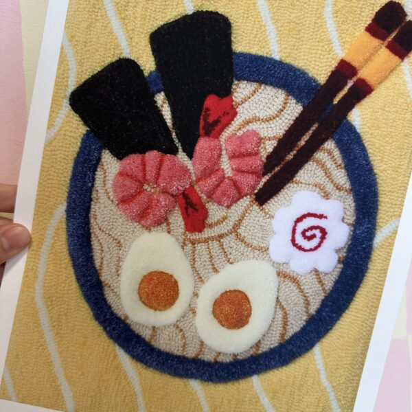 A4 Ramen Bowl Print - Image 2