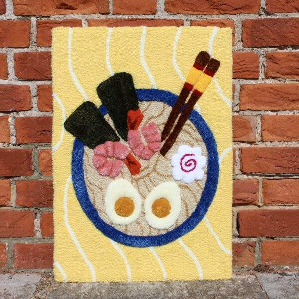Tufted Prawn Ramen Wall Art Hanging