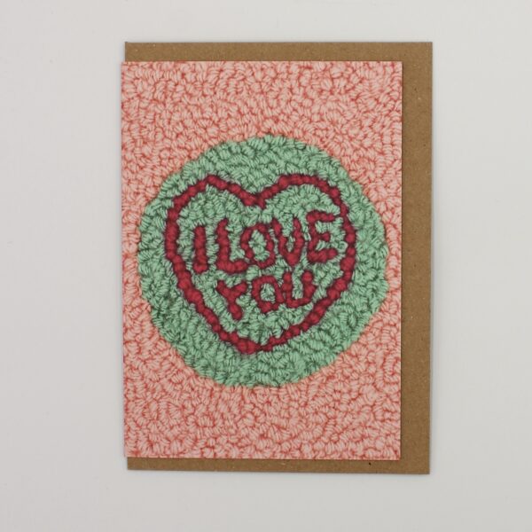 Love Heart A6 Greeting Card