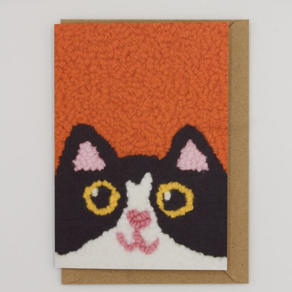 Tuxedo Cat A6 Greeting Card