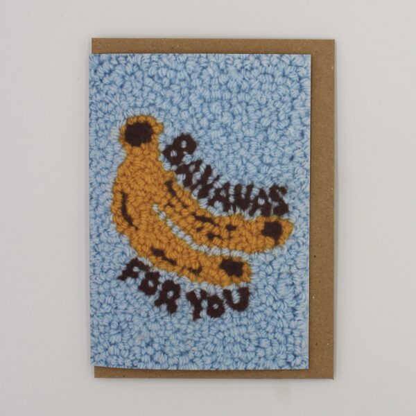 Bananas For You A6 Greeting Card