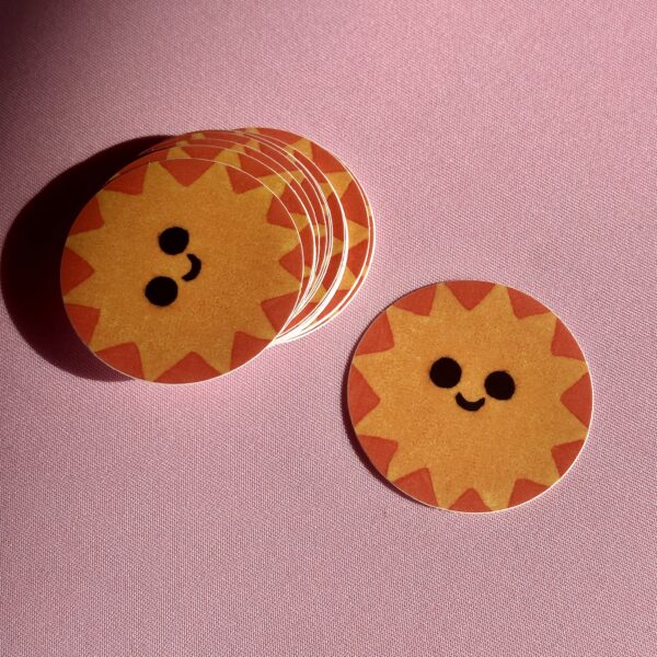 Tufted Sun Matt Vinyl Sticker