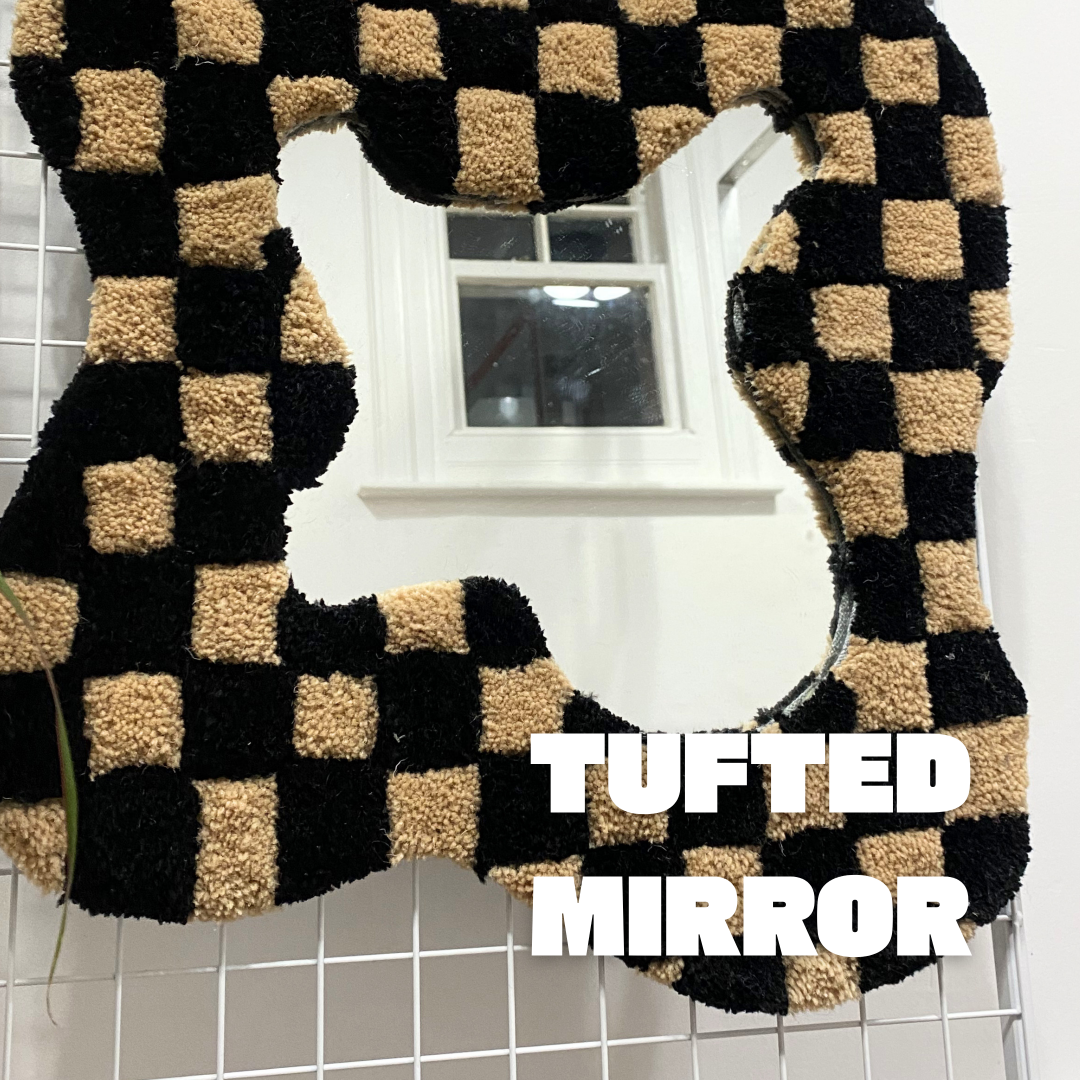 Tufted mirror workshop page square